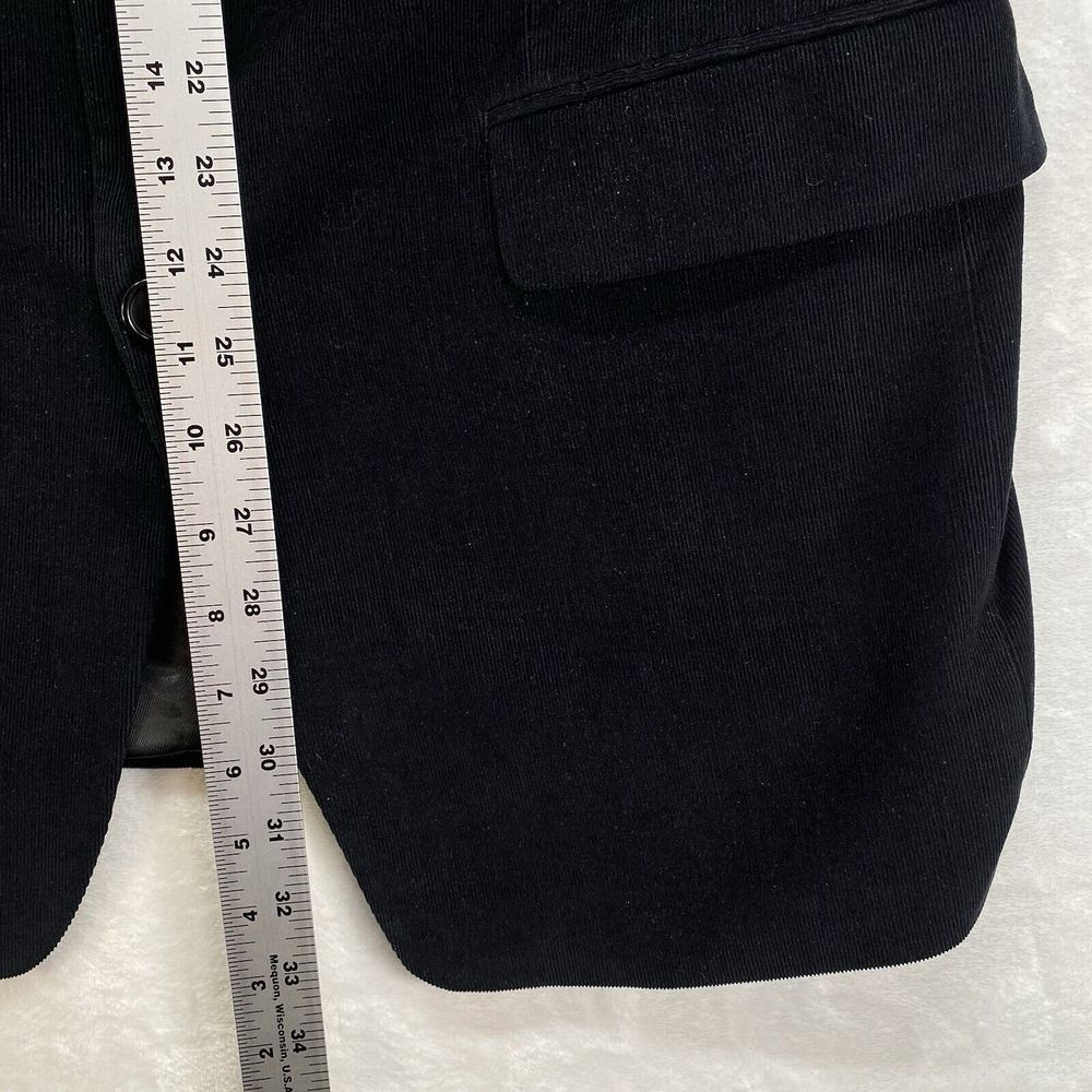 CALVIN KLEIN blazer sport coat Mens 40R CORDUROY Cotton Two Button Jacket - Picture 3 of 10